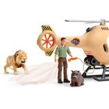 Schleich Wild Life - Sauvetage d'animaux par hélicoptère, Figurine 42476