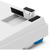 Sharkoon SKILLER SGK50 S4 Gen2 PBT RGB clavier gaming mécanique Blanc, Layout DE (QWERTZ), Gateron G Pro 3.0 Yellow, 60%