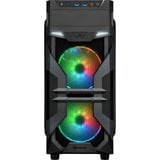 Sharkoon VG7-W RGB Reconditionné boîtier midi tower Noir | 2x USB-A | RGB | Window