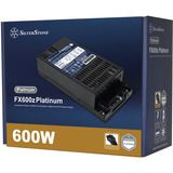 SilverStone FX600z Platinum alimentation modulaire 600 watt Noir, 1x 12V-2x6, 2x PCIe