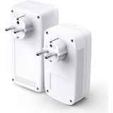 TP-Link TL-WPA1300P KIT 1300 Mbit/s Ethernet/LAN Wifi Blanc 2 pièce(s), Powerline 1300 Mbit/s, IEEE 1901, IEEE 802.3, IEEE 802.3u, Type E / F, Gigabit Ethernet, 10,100,1000 Mbit/s, Wi-Fi 5 (802.11ac)