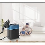 Tefal Cube UT2020E0 défroisseur à vapeur Défroisseur vapeur portatif 1,1 L 2170 W Noir, Bleu, Centrales à vapeur Noir/Bleu, Défroisseur vapeur portatif, 1,1 L, 1,17 min, Noir, Bleu, 90 g/min, 200 g/min