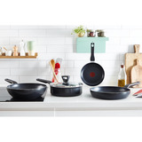 Tefal Set de poêles Generous Cook, 2 pièces, Set de louche Noir