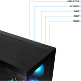 Thermaltake PC-000140-DE, PC gaming Noir