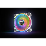 Thermaltake Riing Quad 12 RGB Radiator Fan TT Premium Edition Single Fan Pack - Blanc, Ventilateur de boîtier Blanc, Ventilateur, 12 cm, Blanc