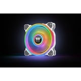 Thermaltake Riing Quad 12 RGB Radiator Fan TT Premium Edition Single Fan Pack - Blanc ventilateur de boîtier Blanc, 120 x 120 x 25 mm, Ventilateur, 12 cm, Blanc