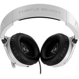 Turtle Beach Recon 70 Console Blanche Casque de gaming multiplateforme pour Xbox Series X ou S et PS5, PS4, PS4 Pro, PC et Appareils Mobiles avec prise 3,5 mm casque gaming over-ear Blanc, PS4, PS4 Pro, PC et Appareils Mobiles avec prise 3,5 mm, Avec fil, Gaming, 20 - 20000 Hz, 420 g, Casque, Blanc