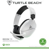 Turtle Beach Recon 70 Console Blanche Casque de gaming multiplateforme pour Xbox Series X ou S et PS5, PS4, PS4 Pro, PC et Appareils Mobiles avec prise 3,5 mm casque gaming over-ear Blanc, PS4, PS4 Pro, PC et Appareils Mobiles avec prise 3,5 mm, Avec fil, Gaming, 20 - 20000 Hz, 420 g, Casque, Blanc