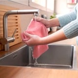 Vileda Chiffon polyvalent Actifibre Soft, lot de 2, Essuie-poussière Rose