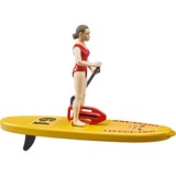 bruder Maître-nageur bworld avec Stand up Paddle, Figurine 62785