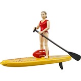 bruder Maître-nageur bworld avec Stand up Paddle, Figurine 62785