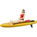 bruder Maître-nageur bworld avec Stand up Paddle, Figurine 62785