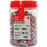 fischer Cheville DUOPOWER 10x50 BigBox Gris clair/Rouge