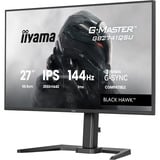 iiyama G-MASTER GB2741QSU-B1 écran plat de PC 68,6 cm (27") 2560 x 1440 pixels 4K Ultra HD LED Noir Moniteur gaming Noir (Mat), 1x DisplayPort, 1x HDMI, 2x USB-A, 144 Hz, 68,6 cm (27"), 2560 x 1440 pixels, 4K Ultra HD, LED, 1 ms, Noir