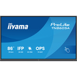 iiyama ProLite TN8605A-B1AG 85.6" 4K Ultra HD Moniteur tactile Noir, 1x DisplayPort, 2x HDMI, 1x VGA, 1x USB-C, 3x USB-A, 2x RJ-45