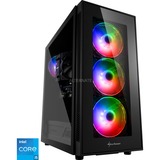 ALTERNATE PC gaming Noir/transparent