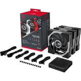 ASUS ROG Eurux GR120 ARGB ventilateurs de boîtier Noir, 3 pièces, 122 x 120 x 30 mm
