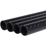 Alphacool Carbon HardTube 16mm 4x 80cm Noir