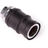 Alphacool ES Schnellverschluss BLH1A PushIn Femelle IG, Connecteur Chrome/noir (mat)