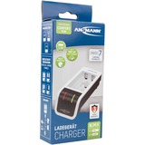 Ansmann Comfort Mini Pile domestique CC, USB, Chargeur Blanc/Noir, Hybrides nickel-métal (NiMH), AA, AAA