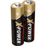 Ansmann X-Power Mignon AA Batterie à usage unique Alcaline Batterie à usage unique, Alcaline, 1,5 V, 2 pièce(s), Noir, Or, 50,5 mm