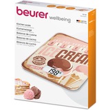 Beurer Balance de cuisine KS 19 Glace Marron/Beige