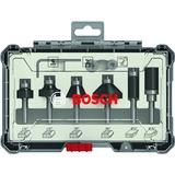 Bosch 2 607 017 470 Mèche Jeu d'embouts 6 pièce(s), Fraise Jeu d'embouts, 6,35 mm, 6 pièce(s), 9,53, 12,7, 12,7, 15,88, 25,4, 25,4 mm, 19,05, 25,4, 25,4, 34,93, 12,7, 15,88 mm, 3,18, 6,35, -, -, -, - mm