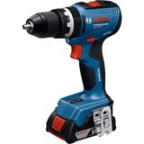 Bosch GSR 18V-65 Professional 2100 tr/min Clé 1,06 kg Noir, Bleu, Perceuse/visseuse Bleu, Perceuse à poignée pistolet, Clé, Noir, Bleu, 2100 tr/min, 550 tr/min, 2100 tr/min
