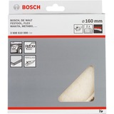 Bosch Peaux de mouton pour polisseuses, Meule d’affûtage 16 cm, Gris, Laine