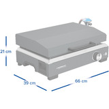 Campingaz Plancha Sigma 1 CV plaque de grill gaz Noir/en acier inoxydable