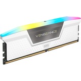 Corsair 64 Go DDR5-5600 Kit, Mémoire vive Blanc, CMH64GX5M2B5600C36W, Vengeance RGB