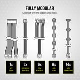 Corsair RM1000X (2021) Reconditionné alimentation modulaire 1000 watt Noir, 6x PCIe