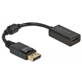 DeLOCK DisplayPort 1.1 > HDMI , Adaptateur Noir, 0,15 mètres
