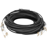 Digitus Câble de breakout universel en fibre optique, duplex, connecteur LC/UPC, multimode OM4 Noir