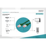 Digitus Câble de raccordement CAT 6 S/FTP 0,5m Vert
