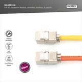 Digitus Module Keystone CAT 6A blindé sans outil 8 pcs, Module de Keystone 