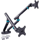 Digitus Support de moniteur design double, 2x 35", 2x 10 kg Noir