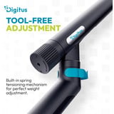 Digitus Support de moniteur design double, 2x 35", 2x 10 kg Noir