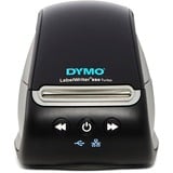 Dymo LabelWriter 550 Turbo imprimante d'étiquettes | Étiqueteuse avec impression thermique directe haute vitesse | Reconnaissance automatique des étiquettes | Imprime par connexion USB/LAN Noir/gris, 188 mm, 127 mm, 140 mm, Boîte
