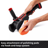 EINHELL Polisseuse excentrique sans fil professionnelle CP-EP 18/125 Li BL - Solo, 18 Volts Rouge/Noir