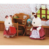 EPOCH Sylvanian Families - Ensemble bureau sœur lapin en chocolat, Jouets de construction 