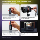 Elgato Cam Link 4K, Carte de capture USB 3.2 Gen 1 (5 Gbit/s) | HDMI