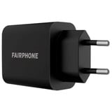 Fairphone Dual-port 30W Charger (EU), Chargeur Noir