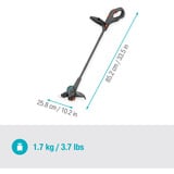 GARDENA EasyTrim 25/18V P4A solo, 14704-55, Coupe-bordures Gris/Turquoise