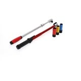 GEDORE ensemble de changement de roue rouge, 5 pièces, Clé dynamométrique Noir/Rouge