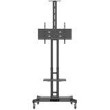 HAGOR 8209 support d'écran plat pour bureau 139,7 cm (55") Noir Sol, Stand system Noir, Autonome, 50 kg, 81,3 cm (32"), 139,7 cm (55"), 600 x 400 mm, Noir