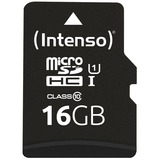 Intenso 3424470 mémoire flash 16 Go MicroSD UHS-I Classe 10, Carte mémoire Noir, 16 Go, MicroSD, Classe 10, UHS-I, Class 1 (U1), Résistant aux chocs, Résistant à une température, Imperméable, Résistant aux rayons X