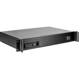 Inter-Tech 1.5U-1528-1 boîtier rack Noir | 2x USB-A