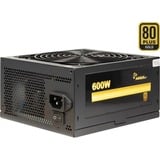 Inter-Tech Argus GPS-600 unité d'alimentation d'énergie 20+4 pin ATX ATX Noir alimentation 600 watt Noir, 4x PCIe, 600 W, 100 - 240 V, 47 - 63 Hz, 8/4 A, 100 W, 600 W
