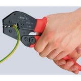 KNIPEX Pince à sertir 97 52 06 Rouge/Noir, Sertissage ovale, Ressort d'ouverture